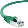 InstallerParts (10 Pack) Ethernet Cable CAT6 Cable Shielded (SSTP/SFTP) Booted 3 FT - Green - Professional Series - 10Gigabit/Sec Network/High Speed Internet Cable, 550MHZ