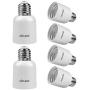 DiCUNO E26 to E39 Adapter, Medium E26 to Mogul E39 Screw Base Light Bulb Socket Converter, Maximum 300W and 165℃ Heat Resistant 6Pcs