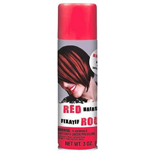 Amscan Hair Spray, Party Accessory, Red