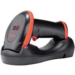 Tera [Pro Series] Wireless 1D 2D QR Barcode Scanner with Counting Screen and Charging Cradle Extra Fast Scanning Speed Ultra High Resolution Handheld Imaging Bar Code Reader for Warehouse Inventory