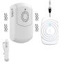 Caregiver Pager Wireless Call Button System Personal Alert Panic Button for Home Elderly Patient Nurses Seniors Disabilities (1 Receiver+1Button)