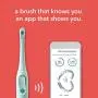 hum by Colgate Smart Battery Toothbrush Kit, Sonic Toothbrush with Travel Case and Replacement Head, Teal