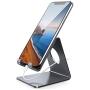 Lamicall Cell Phone Stand, Phone Dock : Cradle, Holder, Stand, Compatible with Phone 12 Mini 11 Pro Xs Xs Max Xr X 8 7 6 6s Plus 5 5s 5c All Android Smartphone Charging, Accessories Desk - Gray
