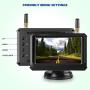 Car Backup Camera, Niloghap Pure Copper Cable Universal IP69K Waterproof 720P High Definition Star Light Night Vision Rear View Parking Vehicle Camera for Pickup Trucks SUVs RVs Vans (Blue)