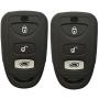 Coolbestda 2Pcs Silicone 3buttons Smart Key Fob Remote Skin Cover Protector Keyless Entry Case for Hyundai Elantra Genesis Sonata Kia Sorento Forte Optima Rondo Spectra