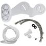 Serenelife Bathroom Bidet Seat Attachment - Fresh & Hot Water Adjustable Function with Plastic Sprayer for Full Cleaning - Standard Non-Electric Mechanical Self Clean Personal Hygiene