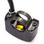 Ourbest Yellow Motorcycle Handlebar Switch 12V for Motorbike Scooter, Fog Light On Off Toggle Switchfor Electrombile-2Pcs