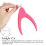 Dr.Nail Professional Acrylic Nail Clipper False Nails Cutter Fake Nail Clippers Nail Tip Trimmer for Artificial Nail Art Manicure Tools Clip Tool(Pink)