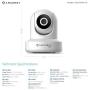 Amcrest 1080P WiFi Security Camera 2MP Indoor Pan/Tilt Wireless IP Camera, IP2M-841W (White)
