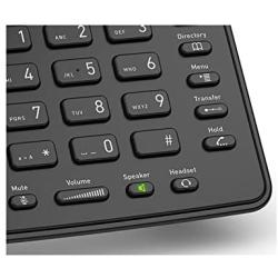Snom SNO-D745 Sip Desk Phone with High-Resolution Display VoIP Phone and Device, Black