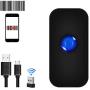 Mini Bluetooth Wireless Barcode Scanner,Symcode USB Portable Handheld 1D CCD Barcode Scanner Reader for POS/Android/iOS/iMac/Ipad