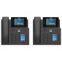 Fanvil X5U High-End IP Phone 16 SIP Lines Dual Gigabit Port with PoE Integrated