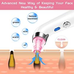Blackhead Remover Pore Vacuum - Electric Blackhead Vacuum Cleaner Blackhead Extractor Tool Device Comedo Removal Suction Beauty Device for Women（Pink)