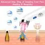Blackhead Remover Pore Vacuum - Electric Blackhead Vacuum Cleaner Blackhead Extractor Tool Device Comedo Removal Suction Beauty Device for Women（Pink)