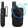 Retevis RB15 Vibration Walkie Talkies for Adults,Rechargeable Long Range Two Way Radios,Small Mini,Portable,Hands Free,Remote Emergency Alarm for Church Retail Business(5 Pack)