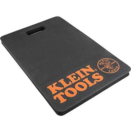 Klein Tools 60135 Kneeling Pads, Adult Mens Soft Thick Closed Cell Soft Foam Professional Tradesman Pro Pads with Handle