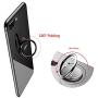 Ailun Phone Ring Stand Holder 2Pack Compatible with iPhone X 8 7 6 6s Plus Galaxy S9 S8 Plus S7 S7 Edge S6 S6 and More Universal 360°Rotation Cellphone Finger Ring Kickstand Grip Silver Black