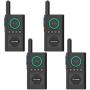 Chunhee Wireless Intercom System for Elderly/Kids, Home Intercom System Room to Room Communication, 1.5 Miles Long Range 16 Channel Intercom System for Home/Office/Camping/Hiking/Vacation(4 Pack)