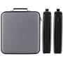 CD Case, COOFIT 160 Capacity DVD Storage DVD Case VCD Wallets Storage Organizer Flexible Plastic Protective DVD Storage Grey