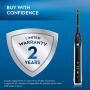 Oral-B 3000 Smartseries Electric Toothbrush with Bluetooth Connectivity, Black Edition, Powered by Braun