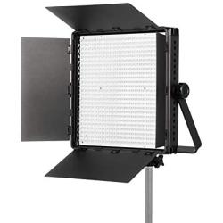 Fovitec Portable 2-Light 600 LED Bi-Color Panel Kit with Cases & Stands, 3200K-5600K, 95+ CRI, for Portraits, Product Photos, Vlogging, Video Conferencing, Green Screen Chroma Key, & Live Streaming