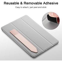 ESR Pencil Holder Compatible with Pencil (1st and 2nd Gen), Elastic Pocket [Stylus Pens Protected and Safe] Pouch Adhesive Sleeve Attached to Case for Stylus Pens - Rose Gold