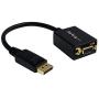StarTech.com DisplayPort To VGA Video Adapter Converter - Active - 1080p - DP to VGA Converter (DP2VGA2) Black
