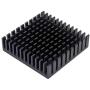 4pcs Aluminum Heatsink 40x40x11mm / 1.57x1.57x0.43inches for Electronic Chip Cooling with Thermal Conductive Double Sided Tape