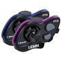 LEXIN 2x LX-FT4 1-4 Rider Motorcycle Bluetooth Headset with FM Radio, Helmet Communication Intercom Systems Range up to 1.2 Miles with Advanced Noise Cancellation for Motorcycle Off-Road Motorbike