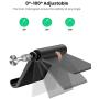 UGREEN Cell Phone Stand Holder Mobile Phone Dock Compatible for iPhone 12 Pro Max 11 SE XS XR 8 Plus 6 7 Samsung Galaxy Note20 S20 S10 S9 S8 Android Smartphone Holder Desk Adjustable Foldable Black