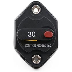 T Tocas 32v DC Circuit Breaker Fuse Inverter with Manual Reset Button Switch Fuses 12V 30A