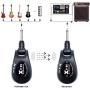 Xvive U2 Guitar Wireless System Rechargeable 2.4GHz Digital Guitar Wireless Transmitter and Receiver for Electric Guitar Bass Violin Keyboard