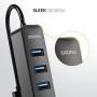 iDsonix USB 3.0 Hub, 7-Port 5V / 3A Powered USB Hub, 5Gbps HighSpeed Data Transmission USB Splitter for Laptop, iMac, Surface Pro, XPS, USB Flash Drives, Mobile HDD, Printer, Camera, and More -Black