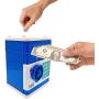 HeQiao Electronic Paper Money Banks Password Safe Digital Coin Bank (Blue) HeQiao Electronic Paper Money Banks Password Safe Digital Coin Bank (Blue)