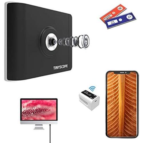 TinyScope Wireless Digital Microscope Mini Phone Microscope Camera Portable Microscope Compatible with Smartphone Tablet PC