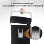 Bonsaii 6-Sheet Cross-Cut Paper Shredder, Shredders for Small Office & Home Use,4-Minute Continuous Running Time, 3.4 Gallons Wastebasket, Grey(C204-C)