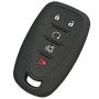 Qty(2) Alegender Slilicone 5-Buttons Smart Key Fob Cover Case Holder Remote Bag Protector Fit for 2017 2018 2019 Chevy Malibu Camaro Trax Traverse Sonic Cruze Volt Equinox Spark