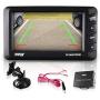 Wireless Rear View Backup Camera - Car Parking Rearview Monitor System and Reverse Safety w/Distance Scale Lines, Waterproof, Night Vision, 4.3” LCD Screen, Video Color Display for Vehicles - Pyle