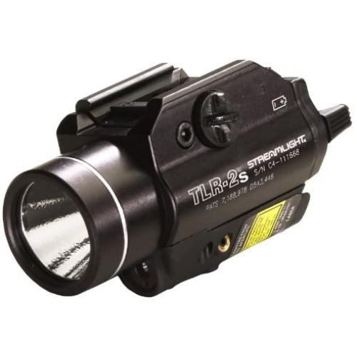 Streamlight 69230 TLR-2s Rail Mounted Strobing Tactical Light with Laser Sight and Rail Locating Keys - 300 Lumens,Black