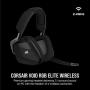 Corsair Void RGB Elite Wireless Premium Gaming Headset with 7.1 Surround Sound - Discord Certified - Works with PC, PS5 and PS4 - Carbon (CA-9011201-NA)