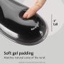 Kensington Duo Gel Mouse & Keyboard Wrist Rest Bundle, Gray (K52500WW), Grey