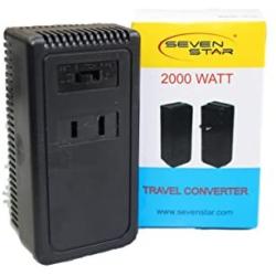 SEVENSTAR 2000W International Travel Voltage Converter for 110V USA Products (SS 230)