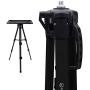 VANKYO Aluminum Tripod Projector Stand, Adjustable Laptop Stand, Multi-Function Stand, Computer Stand Adjustable Height 17 to 46 for Laptop with Plate and Carrying Bag (2-Black)