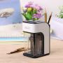 Eagle Electric Pencil Sharpener, Heavy Duty Helical Blade, Auto-stop Safety Feature, Large Shaving Holder, Powered by UL Approved Adapter, for Home, Office or Classroom Use