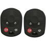 2Pcs Coolbestda Key Fob Remote Cover Protector Case Keyless Entry Holder for Ford Escape Explorer Mustang Transit Fusion Focus Lincoln Navigator Zephyr