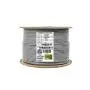 CAT6A Shielded Riser (CMR), 1000ft, F/UTP 23AWG, Solid Bare Copper, 650MHz, 10Gb, UL Certified, UL-LP Certification, Bulk Ethernet Cable Reel in Gray