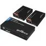 gofanco Prophecy 1x2 HDMI Extender Splitter Full HD 1080p Over Cat5e/Cat6/Cat7 Ethernet Cable with HDMI Loopout - Up to 50m/165ft - EDID Management, Bi-Directional IR Remote Control (1 in 2 Out)
