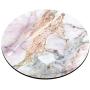 Smooffly Marble Circular Mouse Pad, Teacher Custom Gift, Pink and Blue Marble Mouse Pad Round Mat Size 7.9 x 7.9 x 0.12 Inch