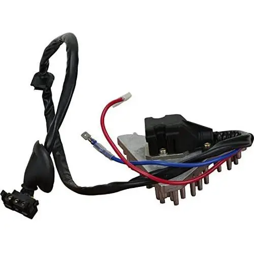 AIP Electronics HVAC Blower Motor Resistor AC Heater Switch Control Compatible Replacement For 1986-1993 Mercedes L6 and V8 Oem Fit BMR159