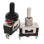 Twidec /4PCS Heavy Duty Rocker Momentary Toggle Switch 20A 125V SPDT 3 Position 3 Pin (ON)-Off-(ON) Switch with Metal Bat Waterproof Cap Ten-123-4Pcs